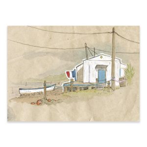 carnet de voyage Gruissan plage des Chalets STUKI-san